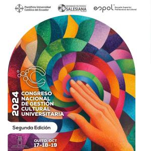 Afiche del Congreso Nacional de Gestión Cultural Universitaria 2024